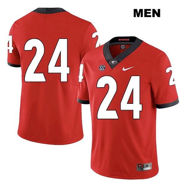 Georgia Bulldogs Men's Matthew Brown #24 NCAA No Name Legend Authentic Red Nike Stitched College Football Jersey VLB7556MM